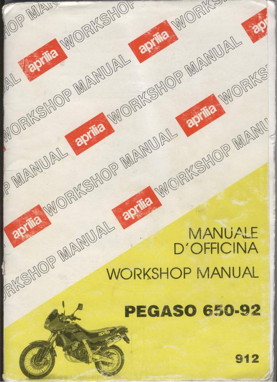 Aprilia Pegaso 650 1992 Service Repair Manual
