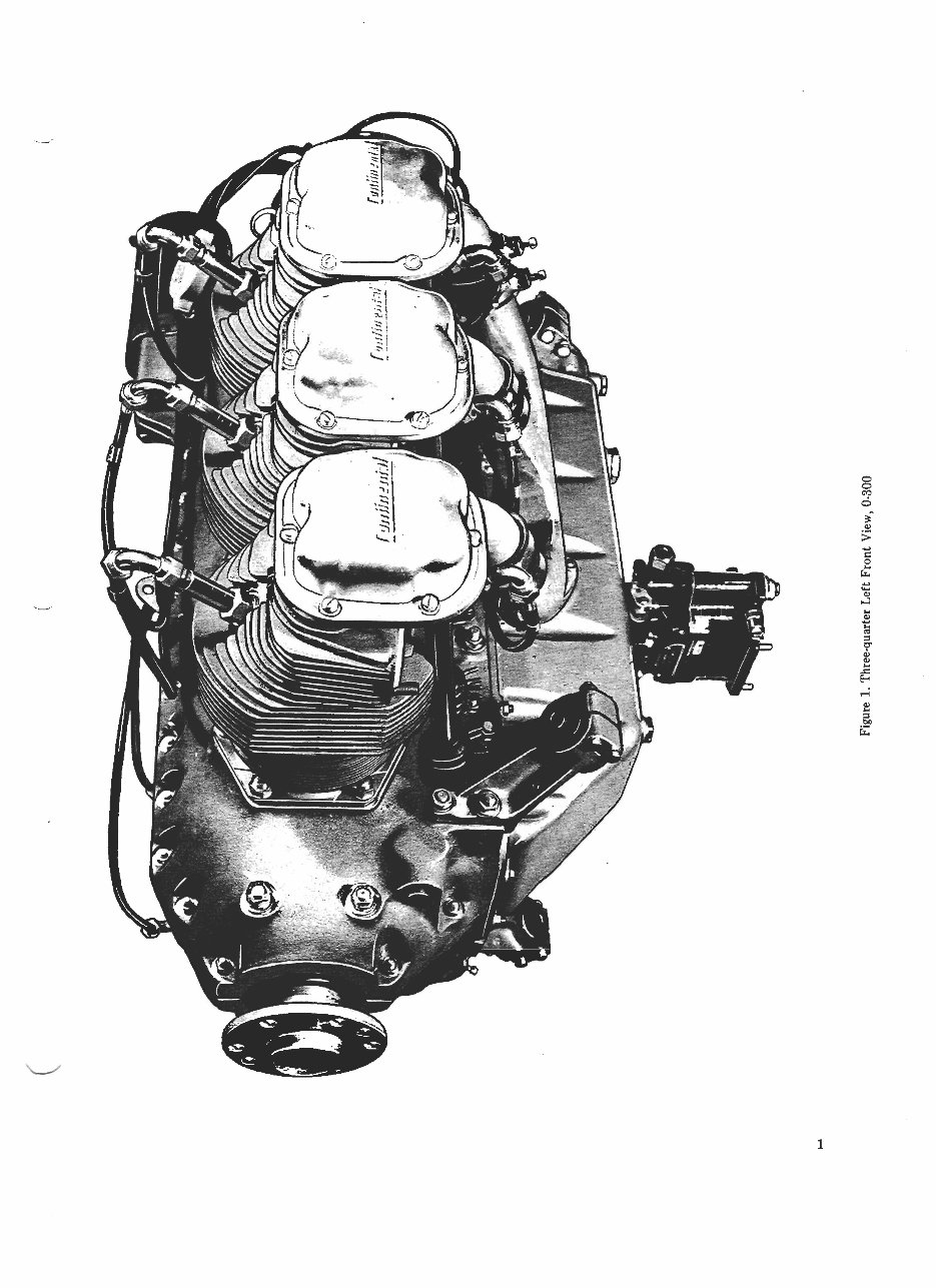 Continental C125, C145, O300 Overhaul Service Manual C-125 C-135 O-300 ...