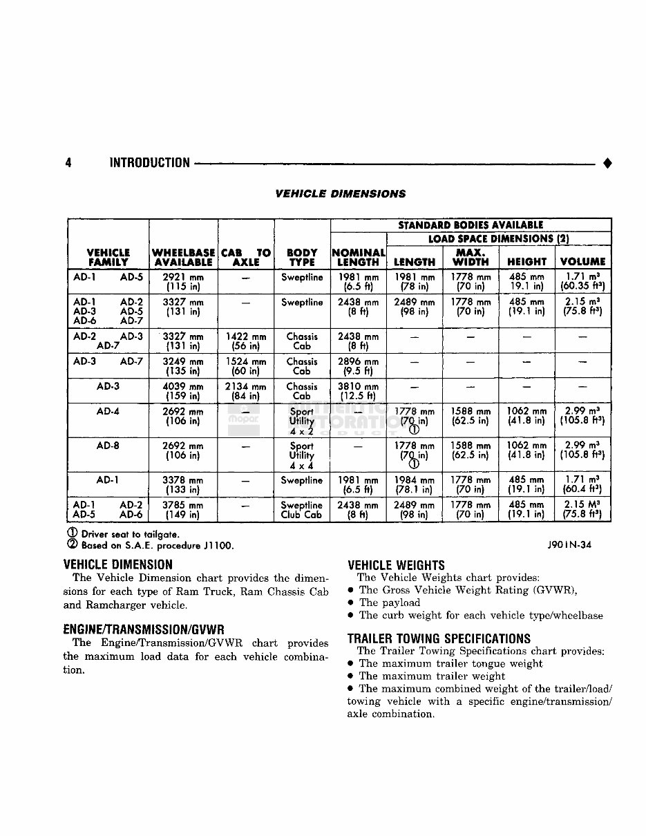 1993 DODGE Trucks Service Repair Manual