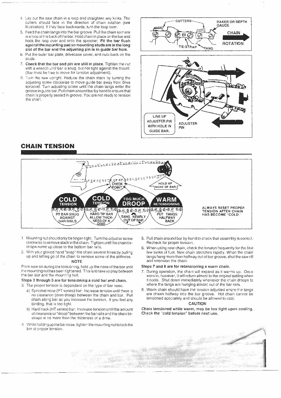 Homelite XL12 Chain Saw Owners, Parts, & Service Manuals
