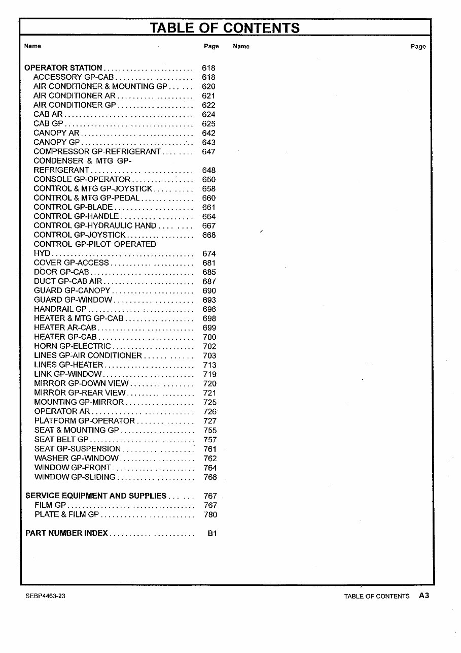 Cat 305C CR parts manual | Manuals Online