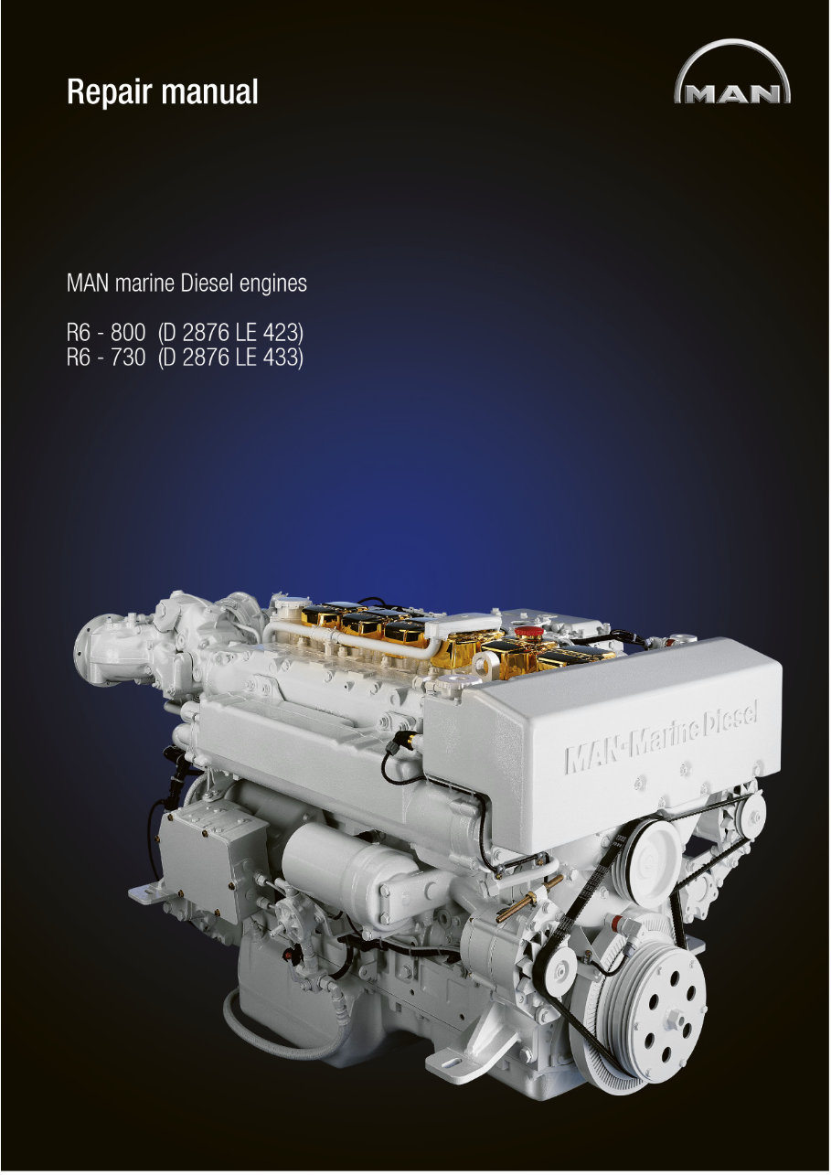 MAN Industrial Diesel Engine D2876 LE201, D2876 LE202, D2876 LE203