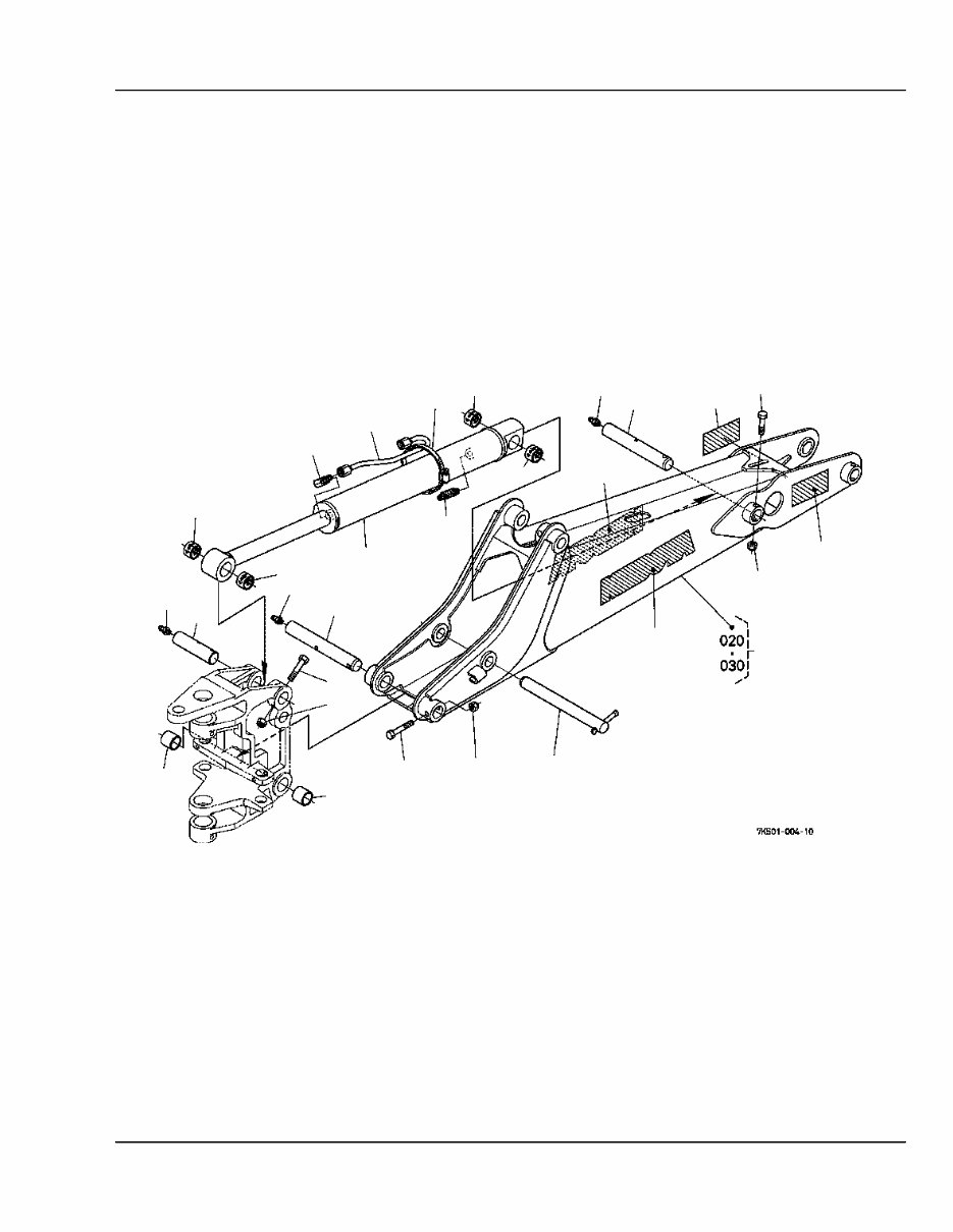 Kubota BH75 Backhoe Illustrated Master Parts List Manual