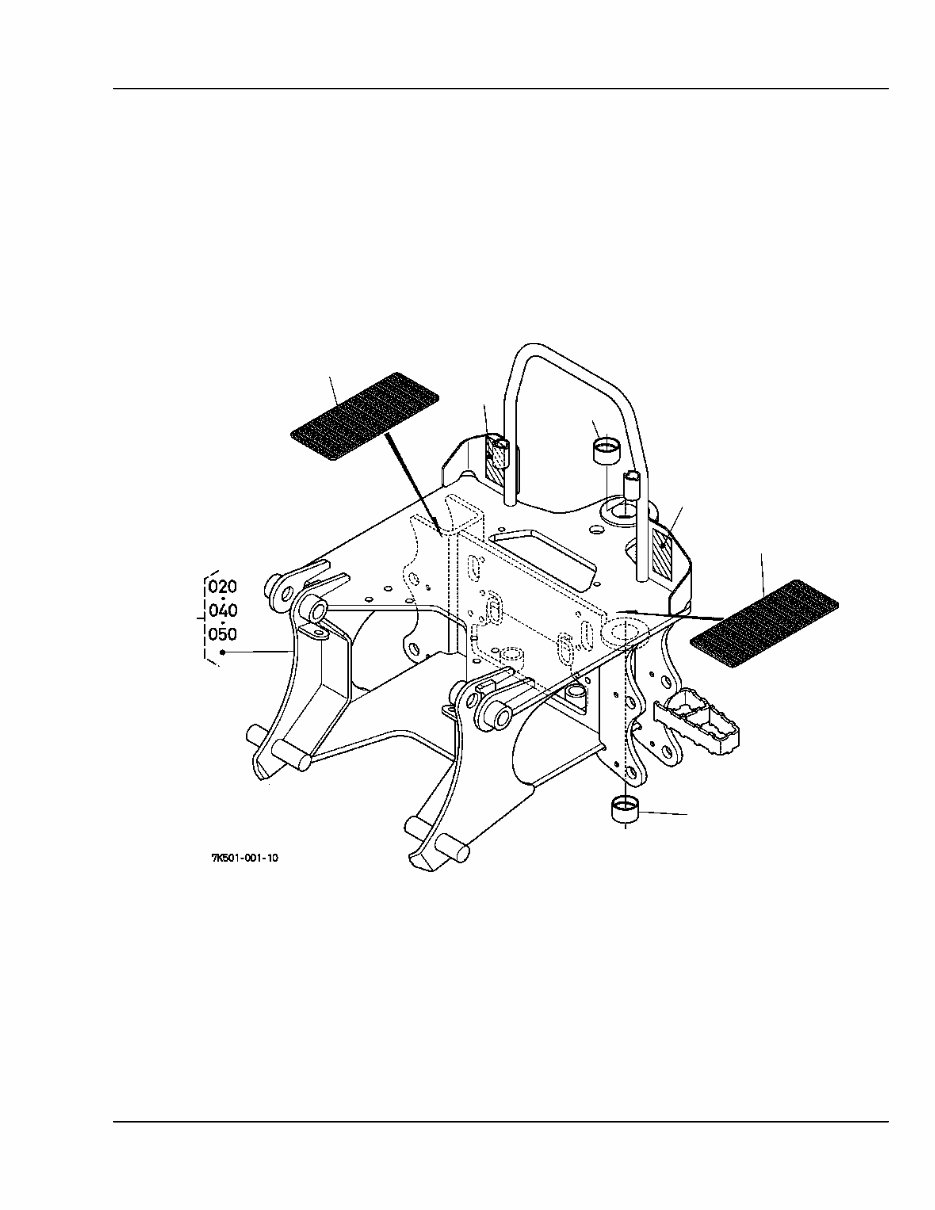 Kubota BH75 Backhoe Illustrated Master Parts List Manual