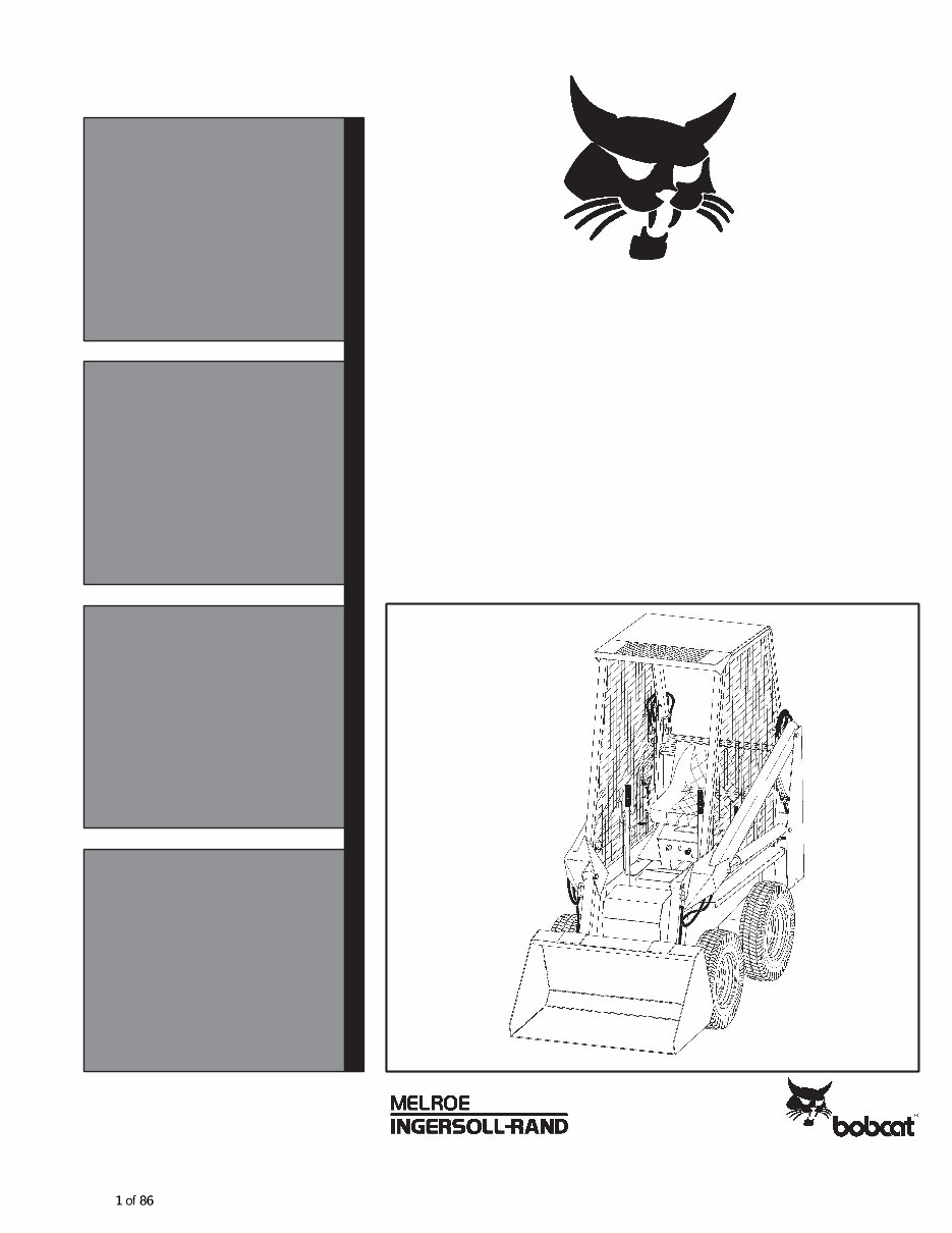 Model 371 Skid Steer Loader Repair Manual Manuals Online