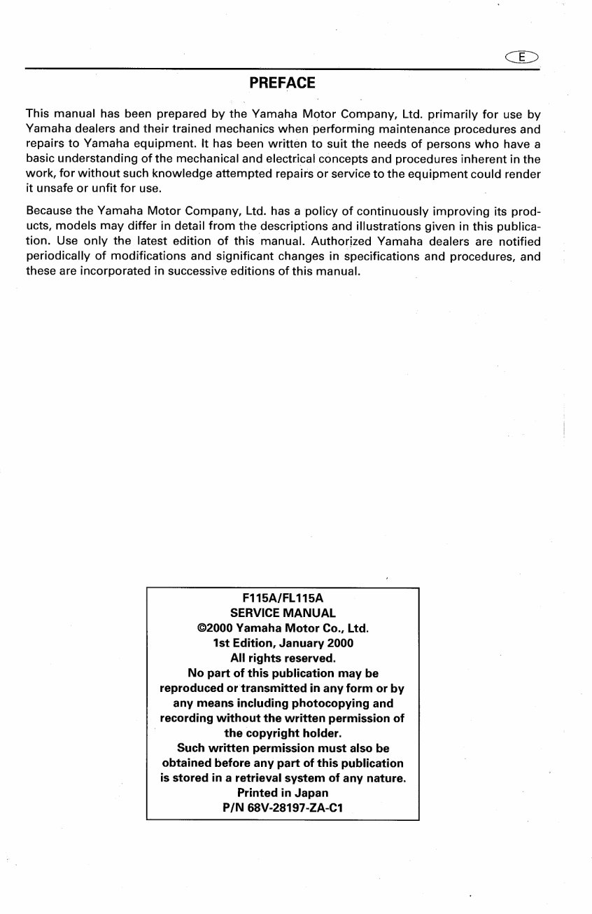 2011 YAMAHA 115 OUTBOARD MANUAL visual data 6