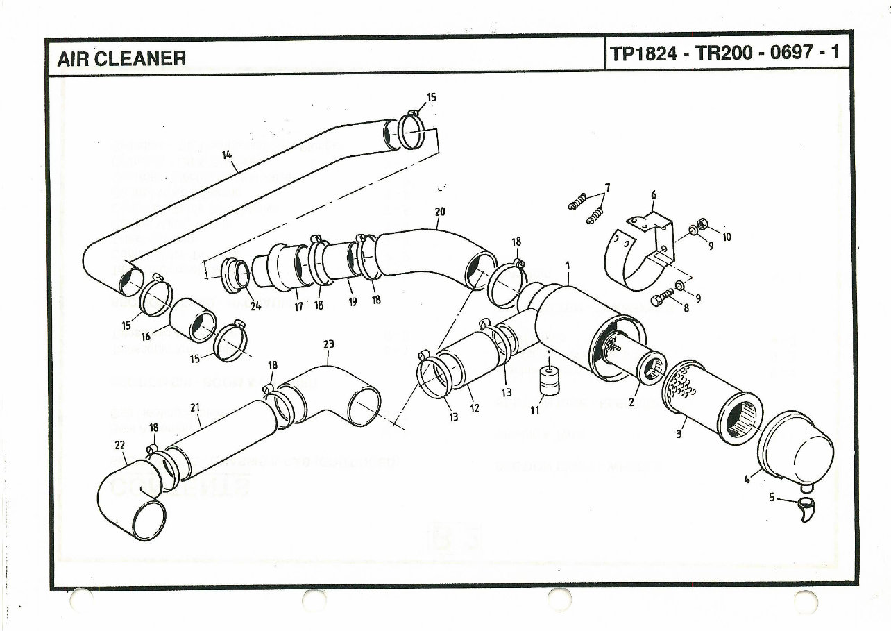 Matbro Telehandler TR200 Powershift Parts Manua