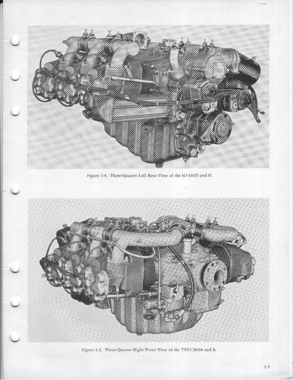 Continentel IO-360 TSIO-360 Series Aircraft Engine Overhaul & Part Manual