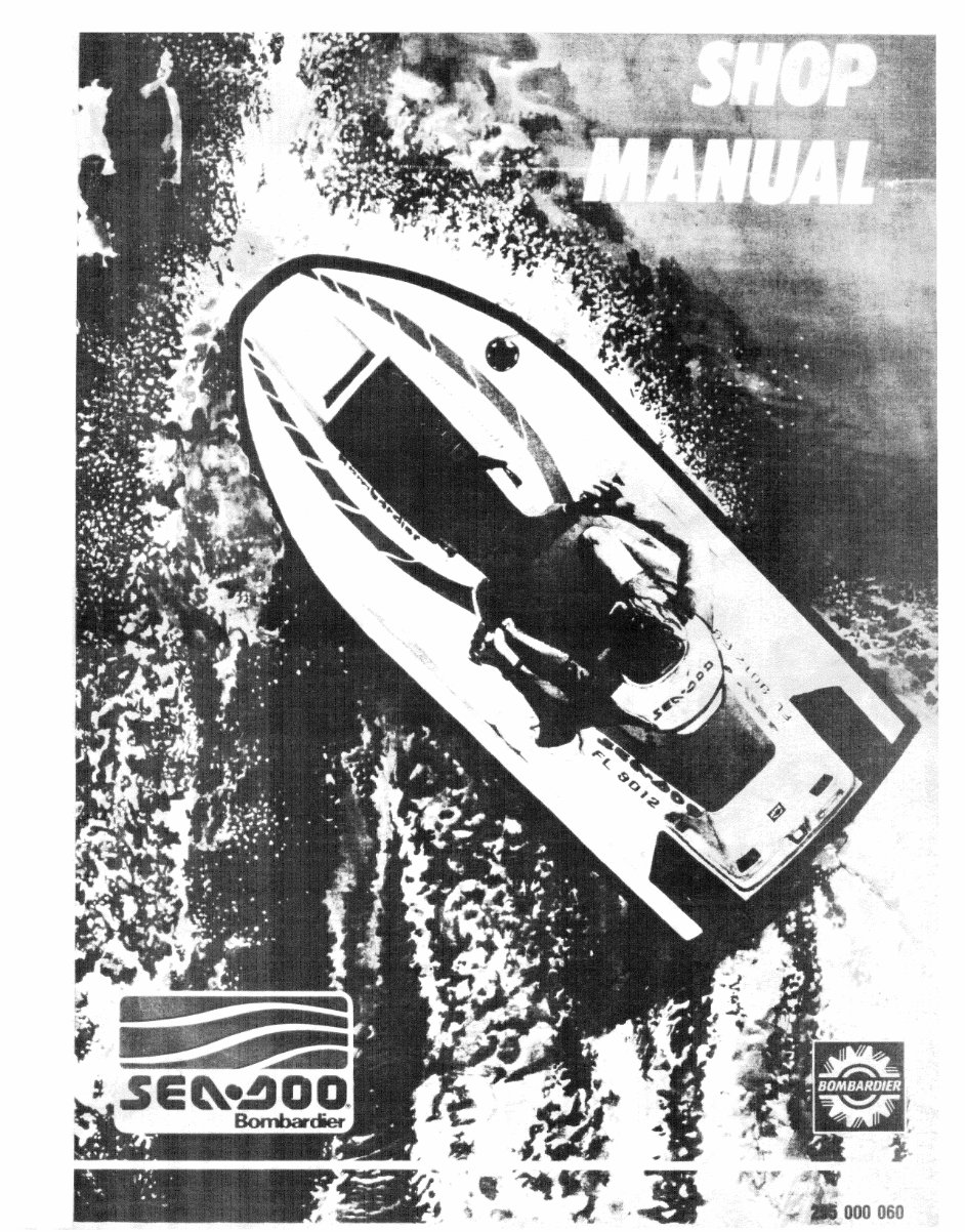Seadoo Sea doo 1989 SP PWC Service Repair Manual
