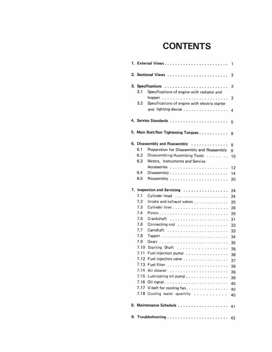 YANMAR TF Series Engine Full Service & Repair Manual