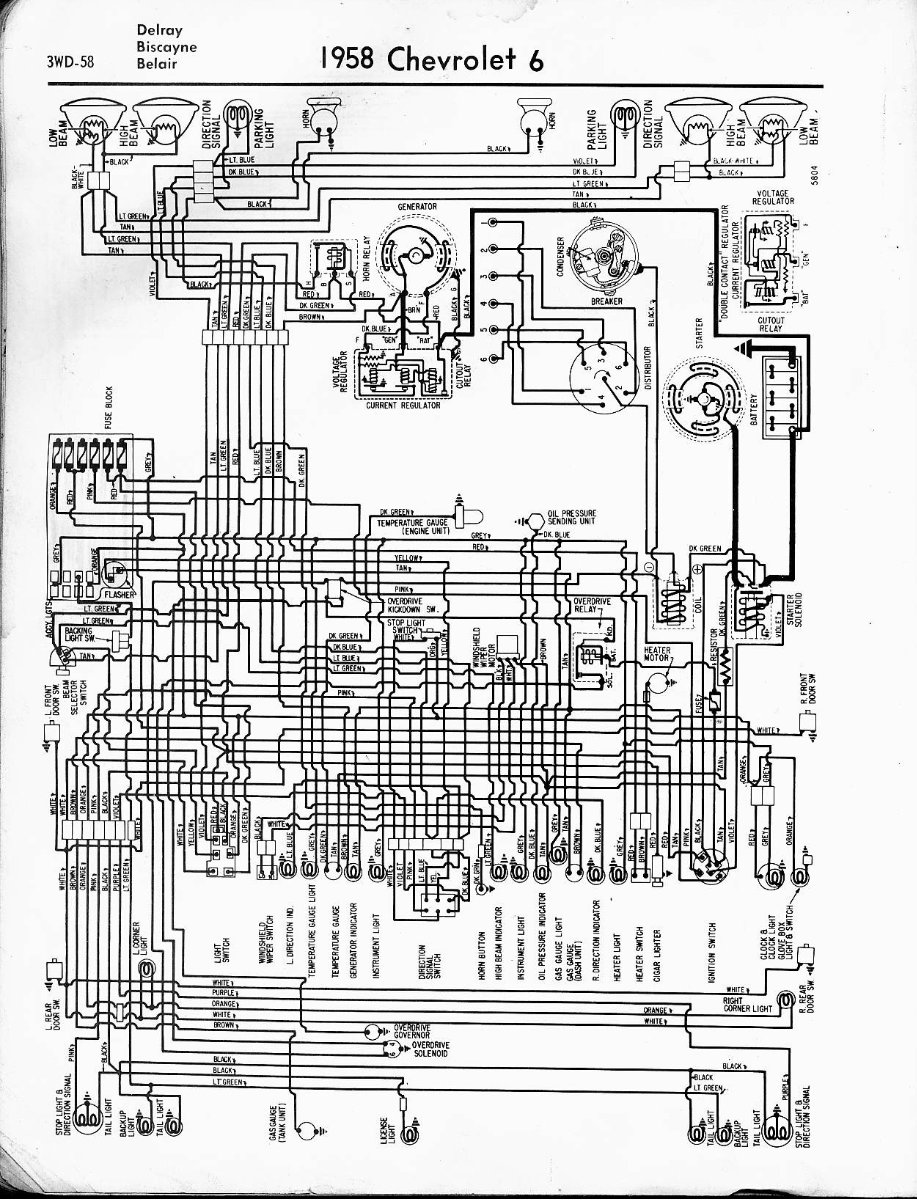 Chevrolet Chevy User Guide: 1957 - 1965 Wiring Diagrams