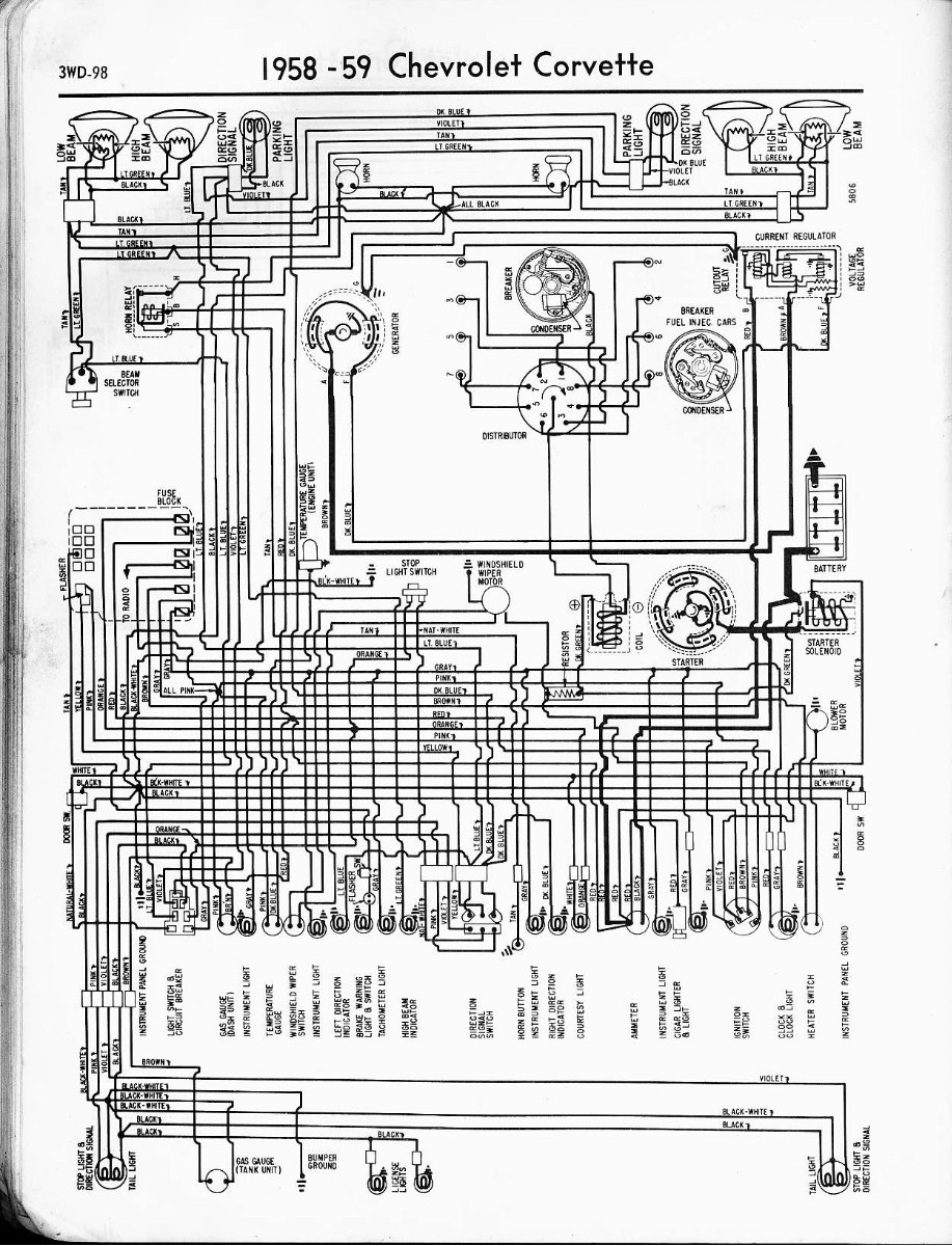 1957 1965 Chevy Wiring Diagrams Manuals Online