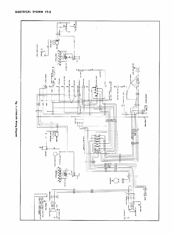 Chevrolet Chevy 1949 Truck Wiring Electrical Diagram Manual