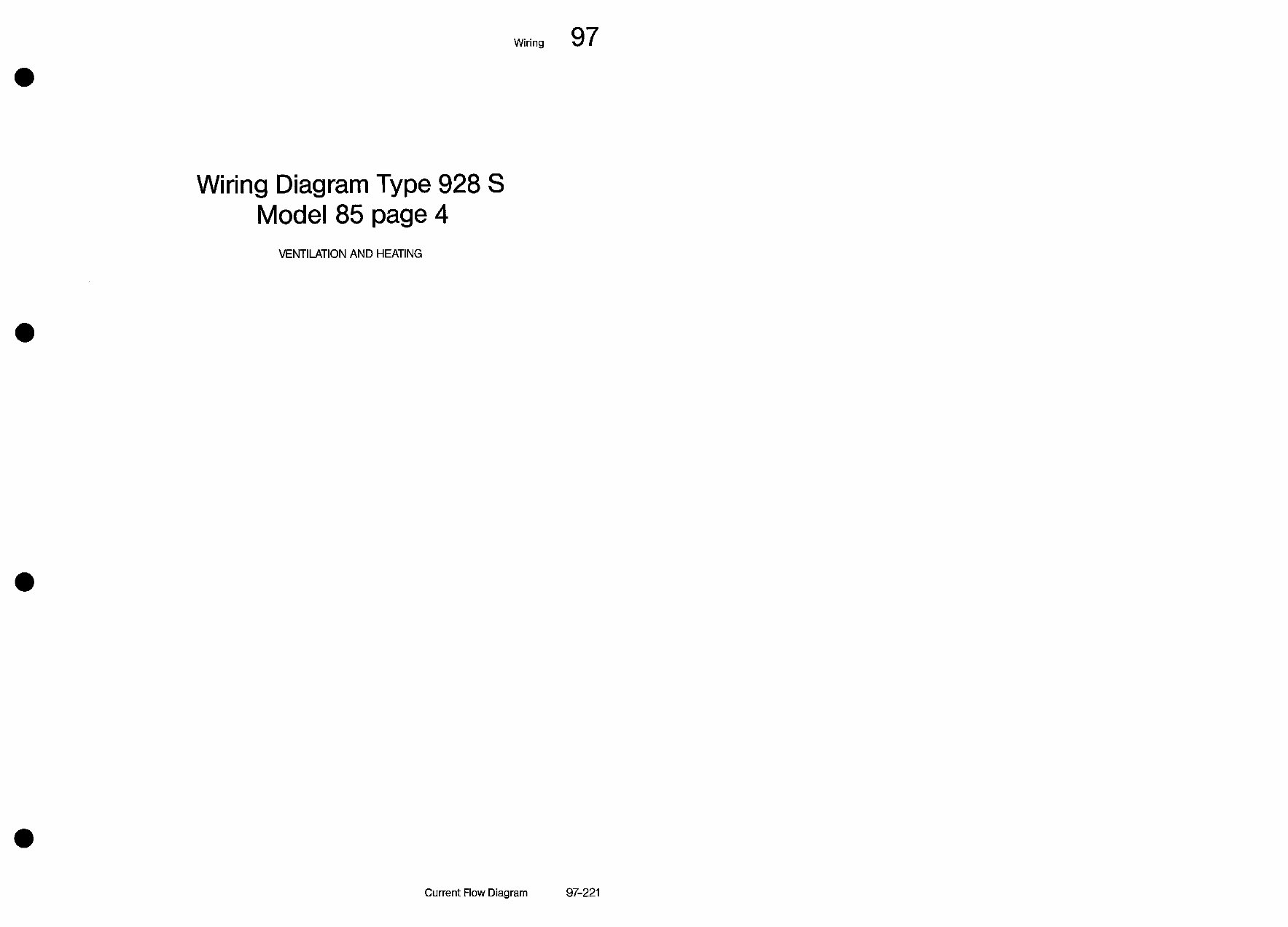 1985 Porsche 928 S Model Wiring Diagram