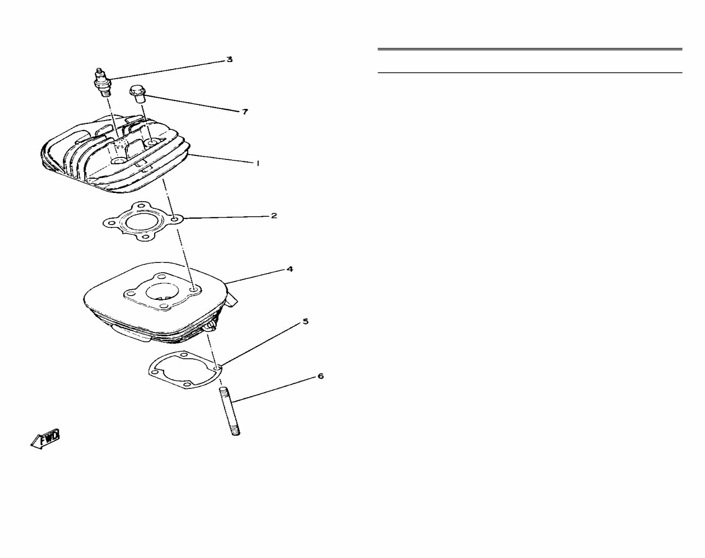 YAMAHA YZ80 Parts Manual Catalog 19801982