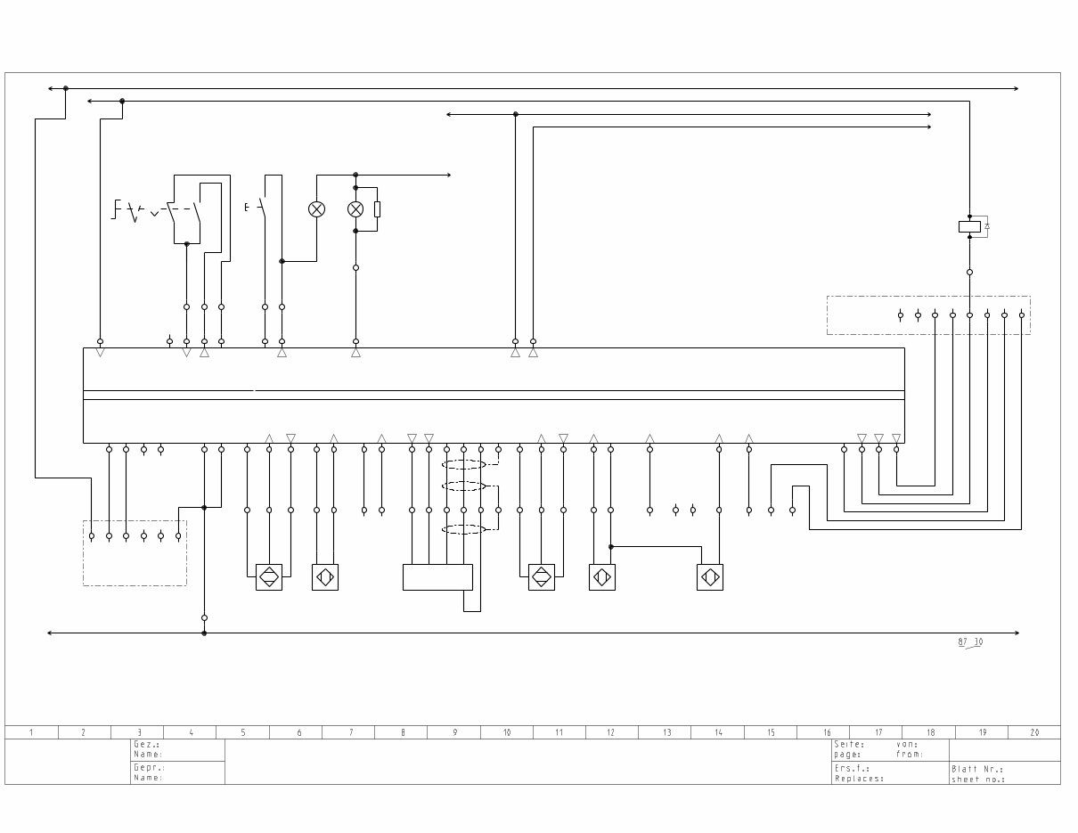 BOMAG BW 2133 Single Drum Vibratory Roller Hydraulic Schematics and