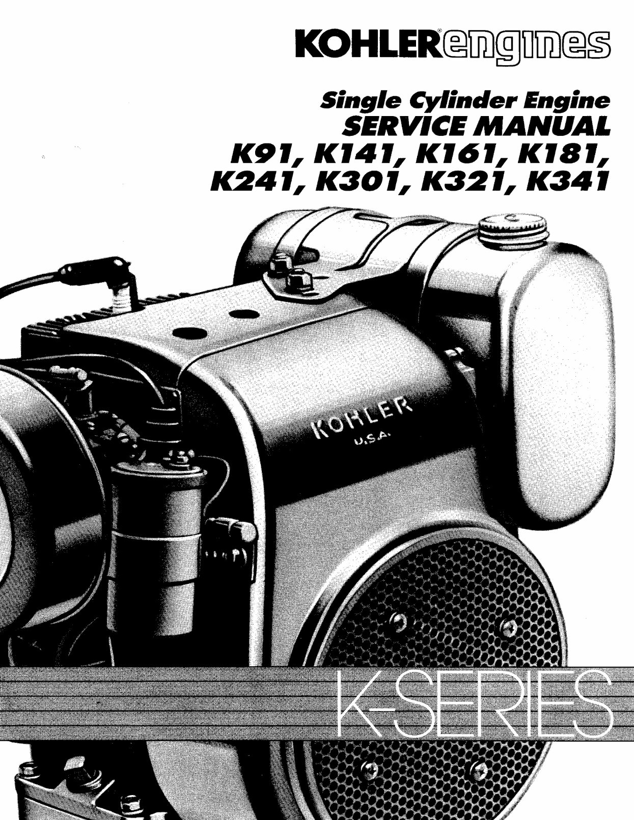 kohler engine motor manual kohler manuals kohler repair manu