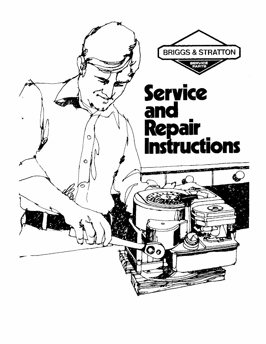 Briggs Stratton Aluminum Cast Iron Engine Workshop Manual