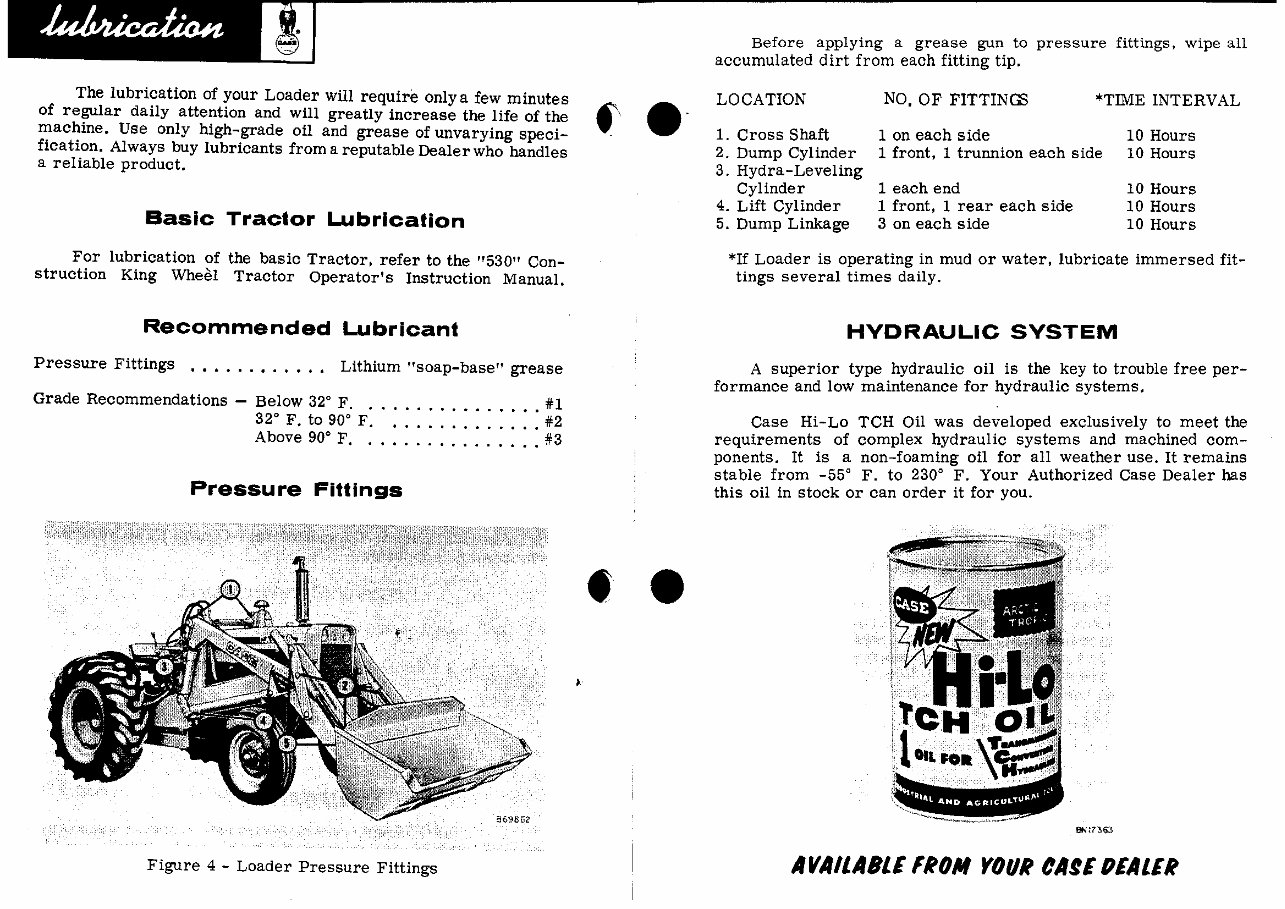 Case 530Ck Tractor Loader Backhoe Service Manual Parts Catalog