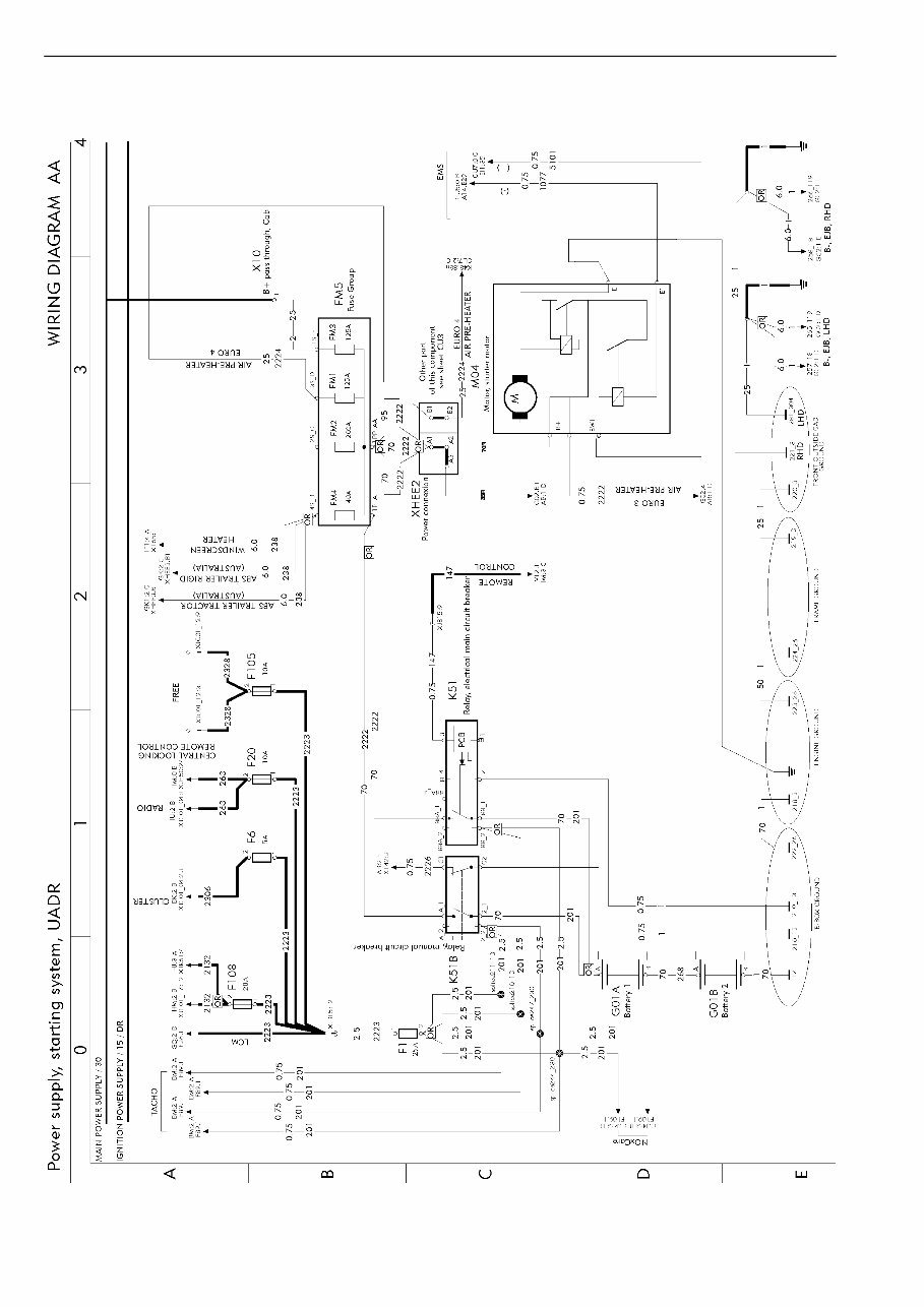 Volvo FE Truck Wiring Diagram Service Manual (May 2007)