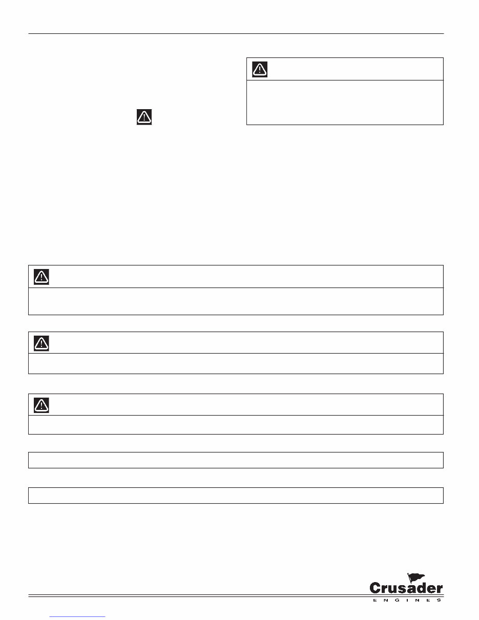 Crusader Marine Engines 5.7 L Owners Manual Manuals Online
