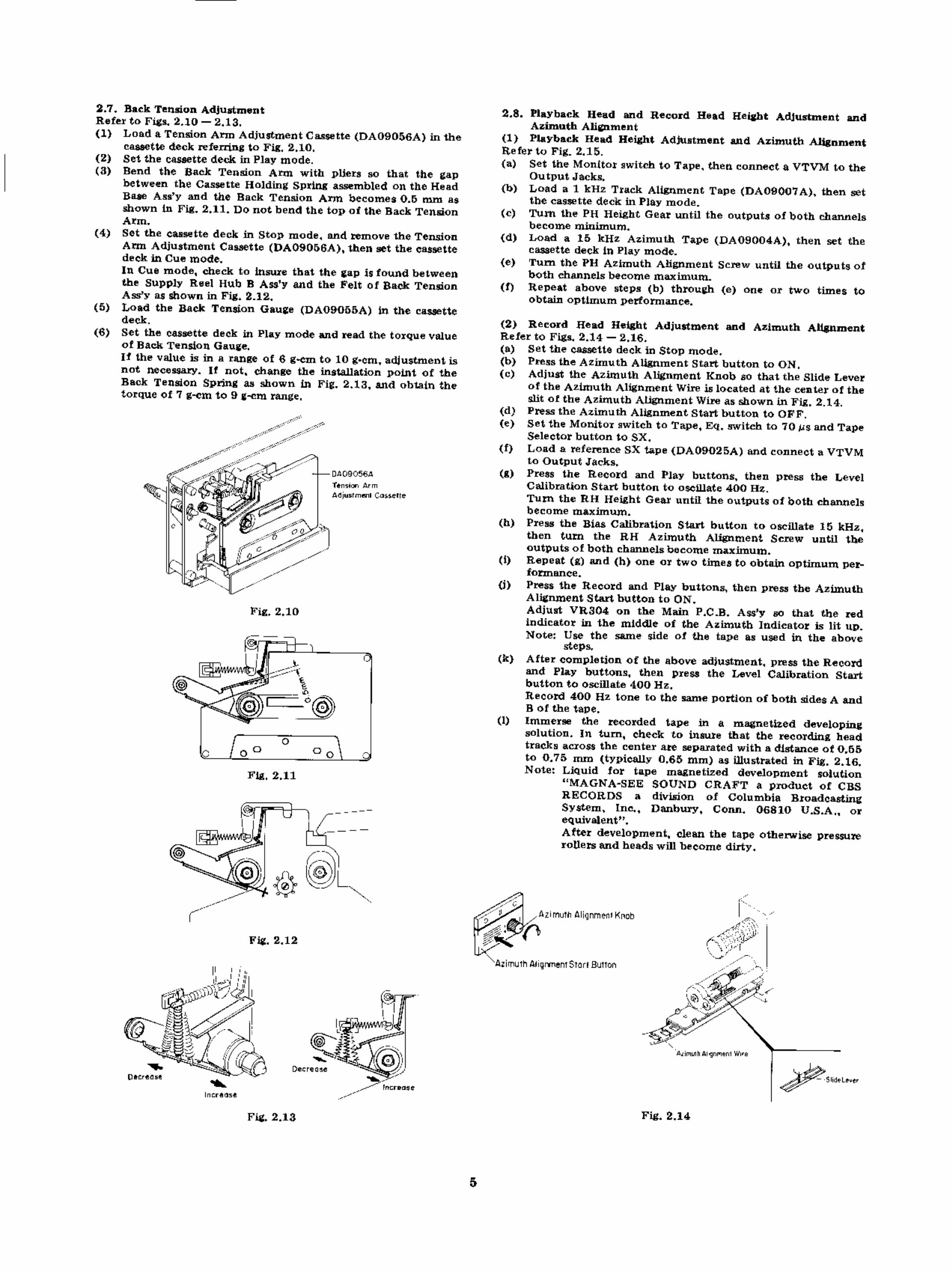 Nakamichi zx9 service manual