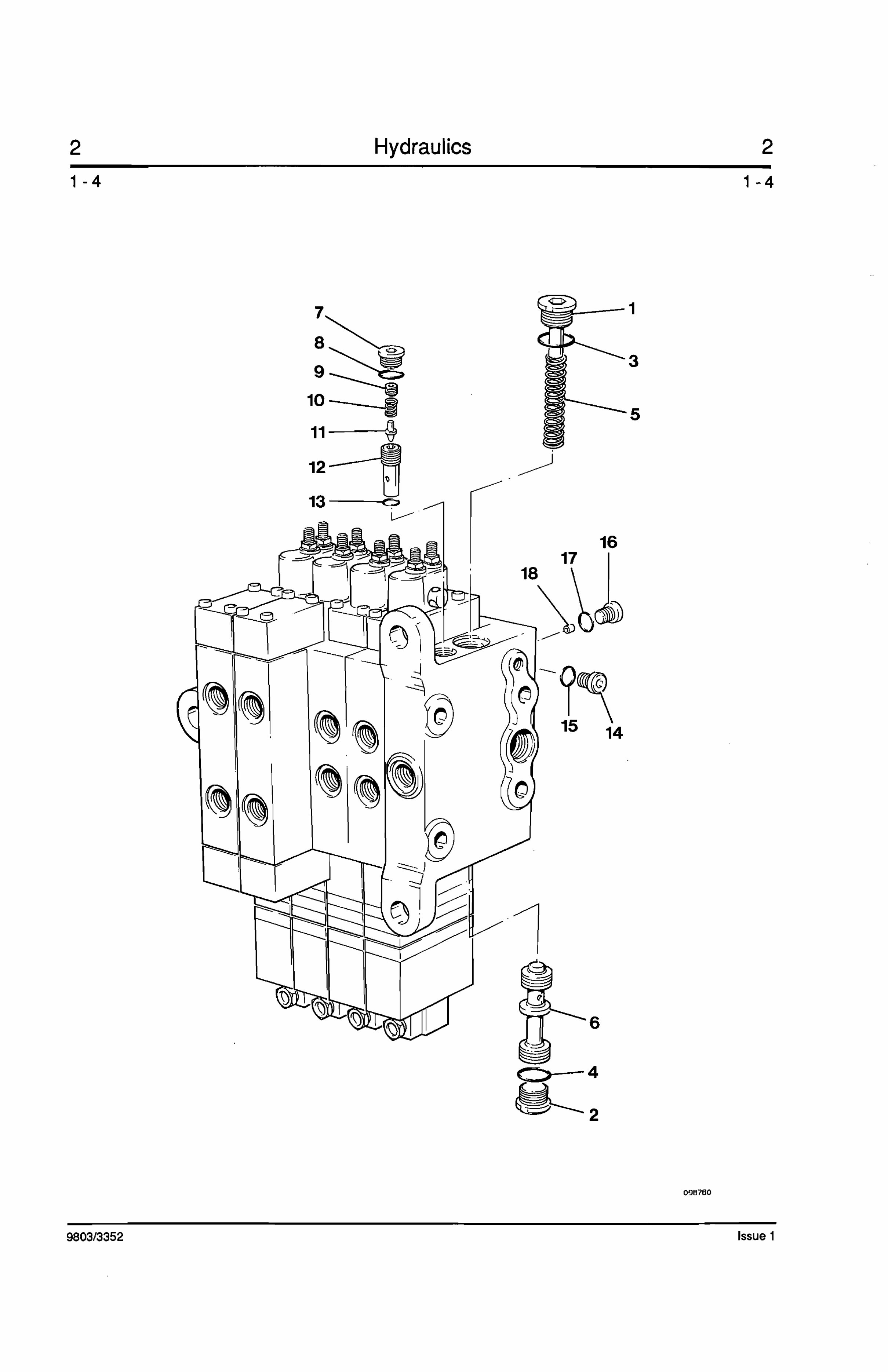 JCB 530B-HL 525B-HL LOADALL Range SERVO HydraulicS Manual