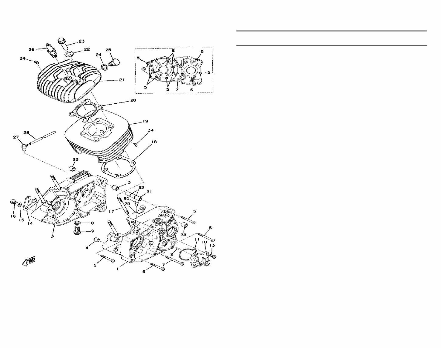 YAMAHA DT175A DT175B Parts Manual Catalog 1974-1975