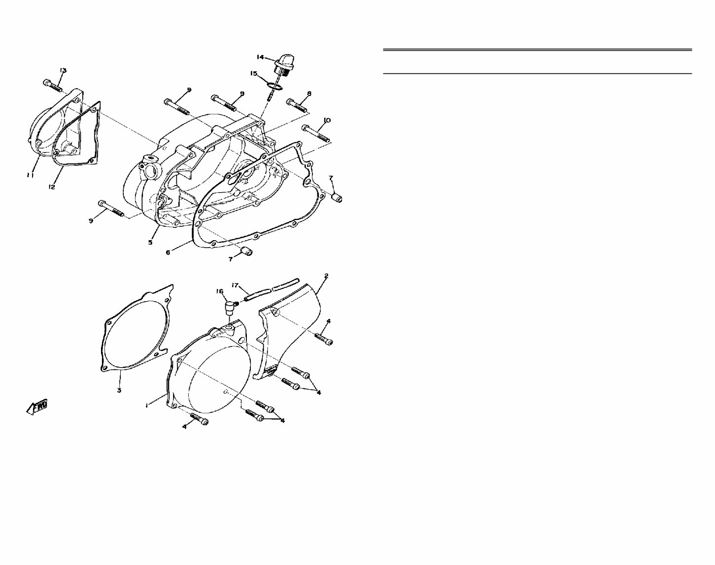 YAMAHA DT175A DT175B Parts Manual Catalog 19741975