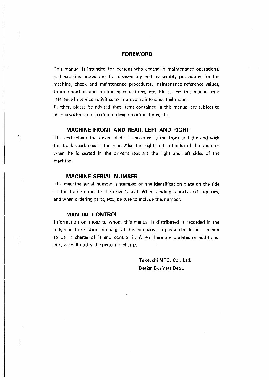 Takeuchi TB300 Compact Excavator Electrical CIRCUIT Diagram Manual