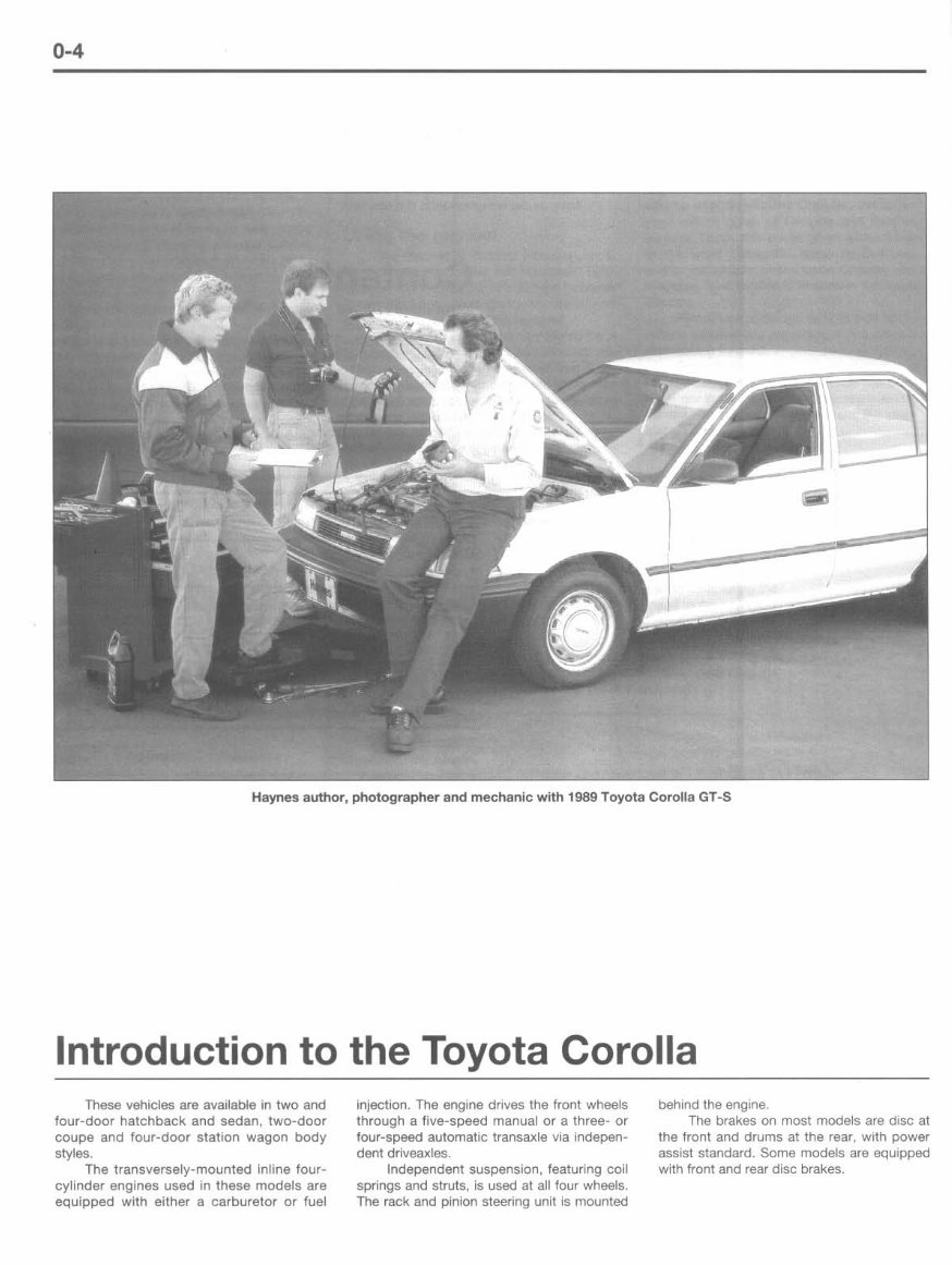 1999 TOYOTA COROLLA SERVICE REPAIR MANUAL PDF visual data 8