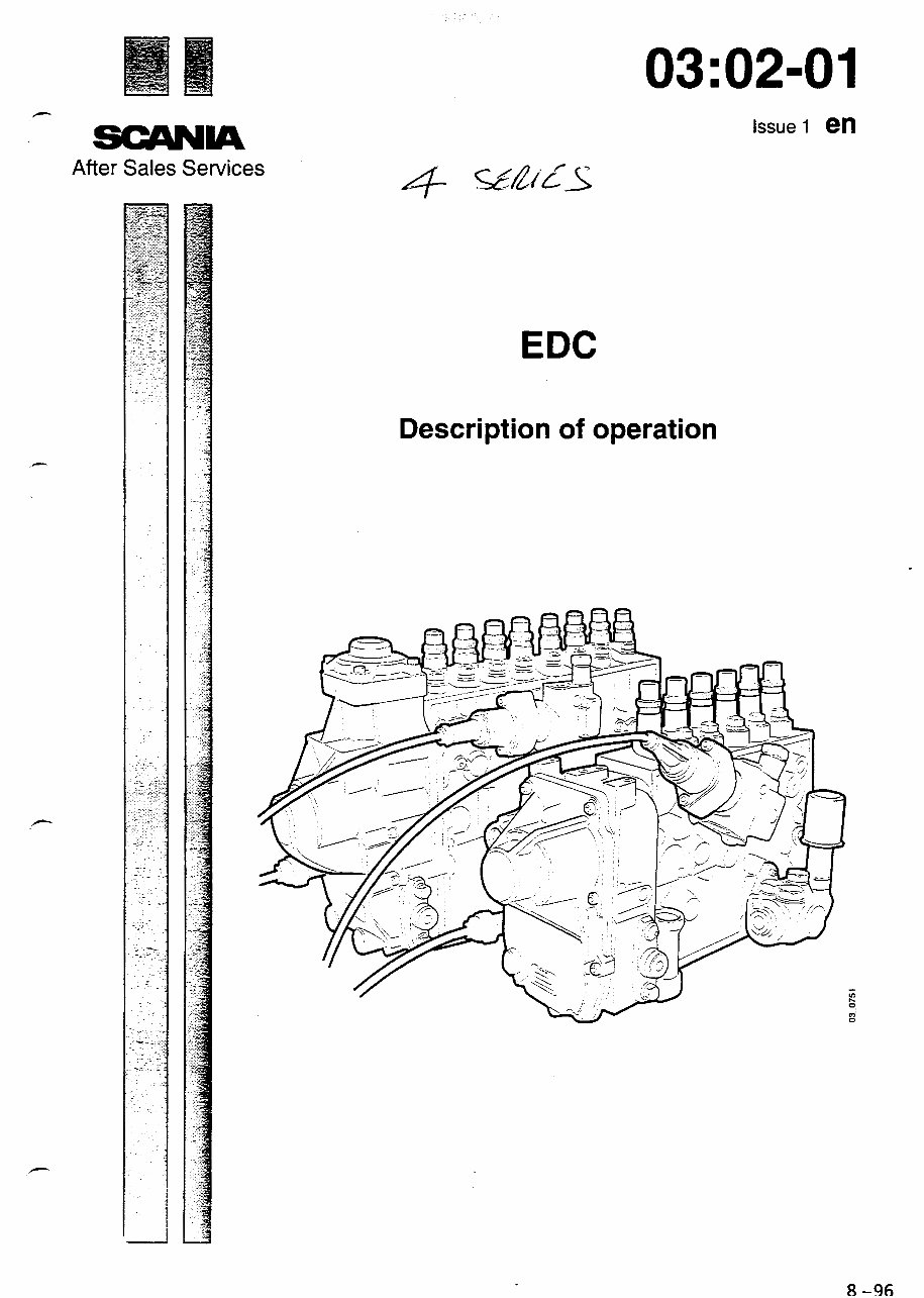Scania 4 series Electronic Diesel Control EDC Manual
