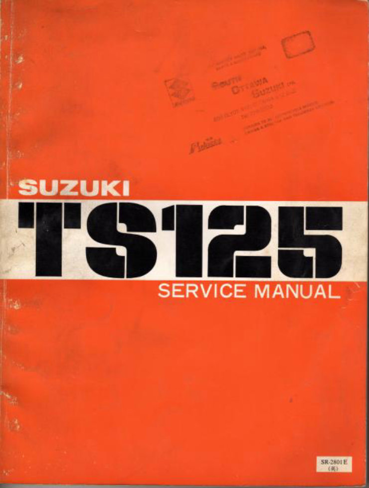 Suzuki TS 125 XE/XF/XG/XH 84-87 - Service Manual