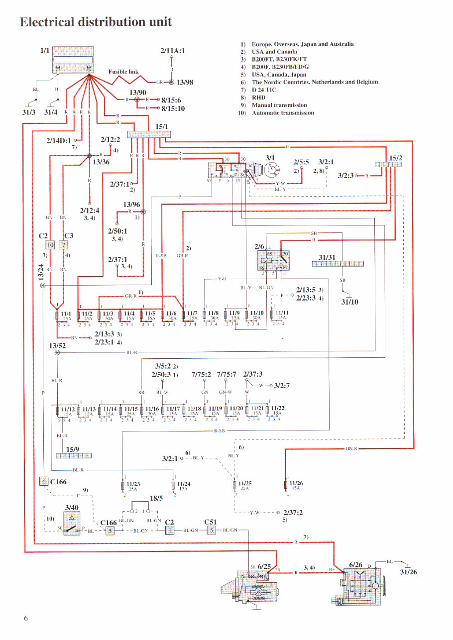 1995 Volvo 940 Wiring Diagrams Manuals Online