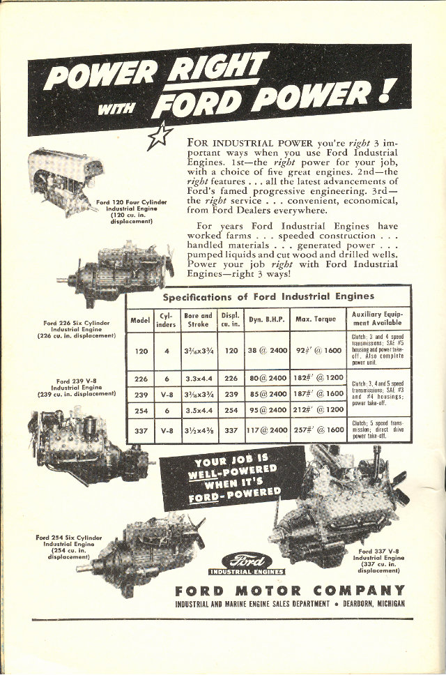 Ford 120 4 Cylinder Industrial Engine Service Manual