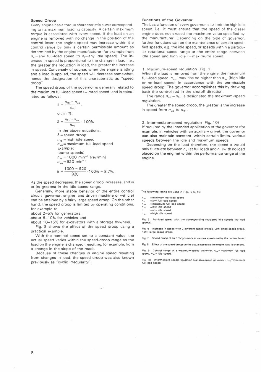Bosch Fuel Injection RQV RQUV EP RSV Equipment
