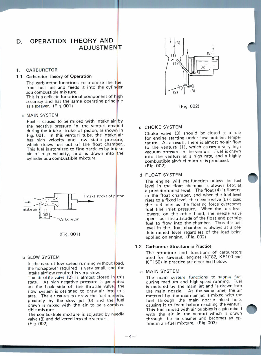 CLUB CAR GOLF CART KF82 Engine FACTORY Service Repair Manual