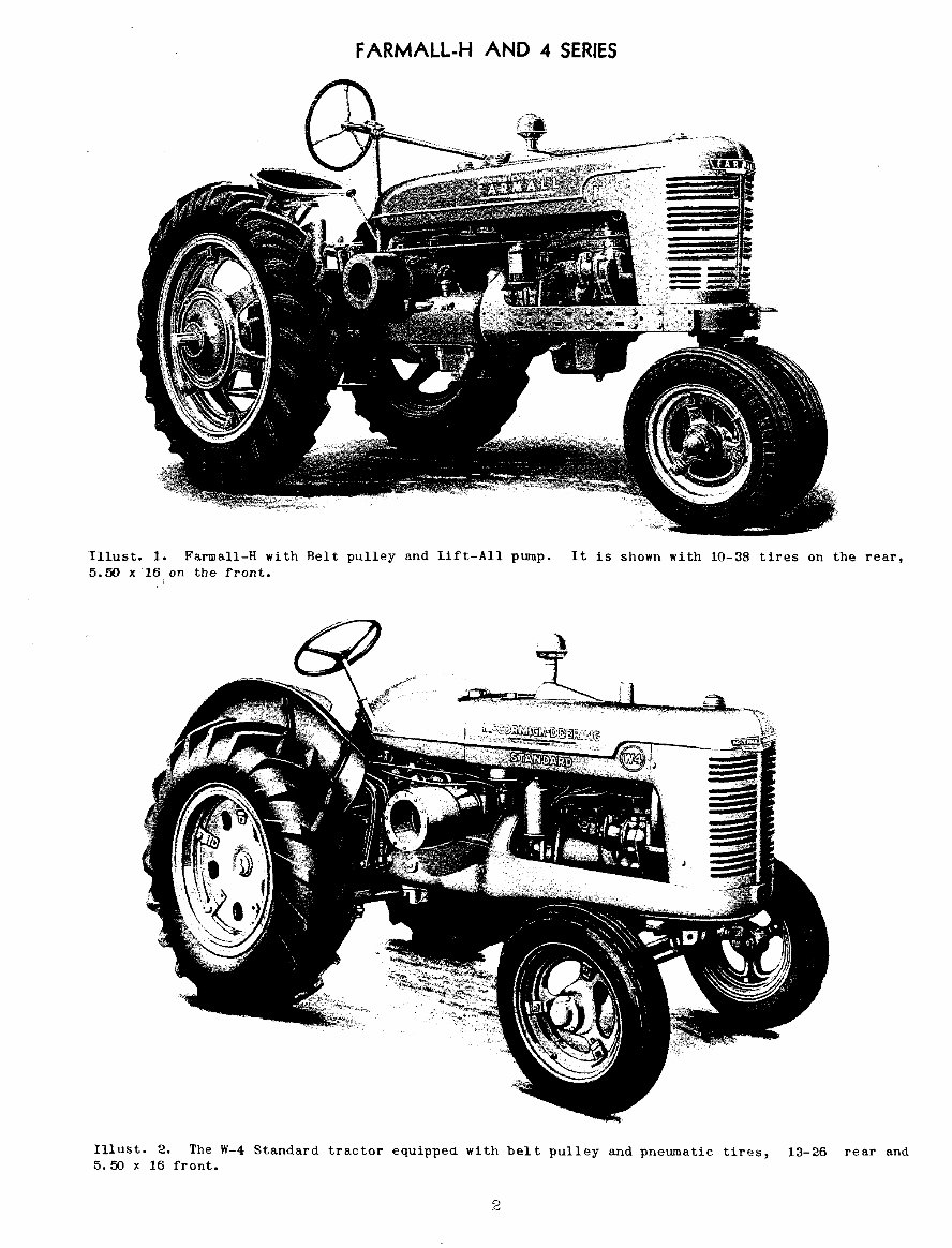 Farmall H, HV Service Manual GSS5032 Tractor Repair Book