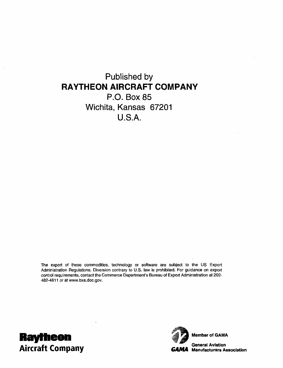 Beech 36 A36 A36TC B36TC IPC Parts Catalog Manual 1