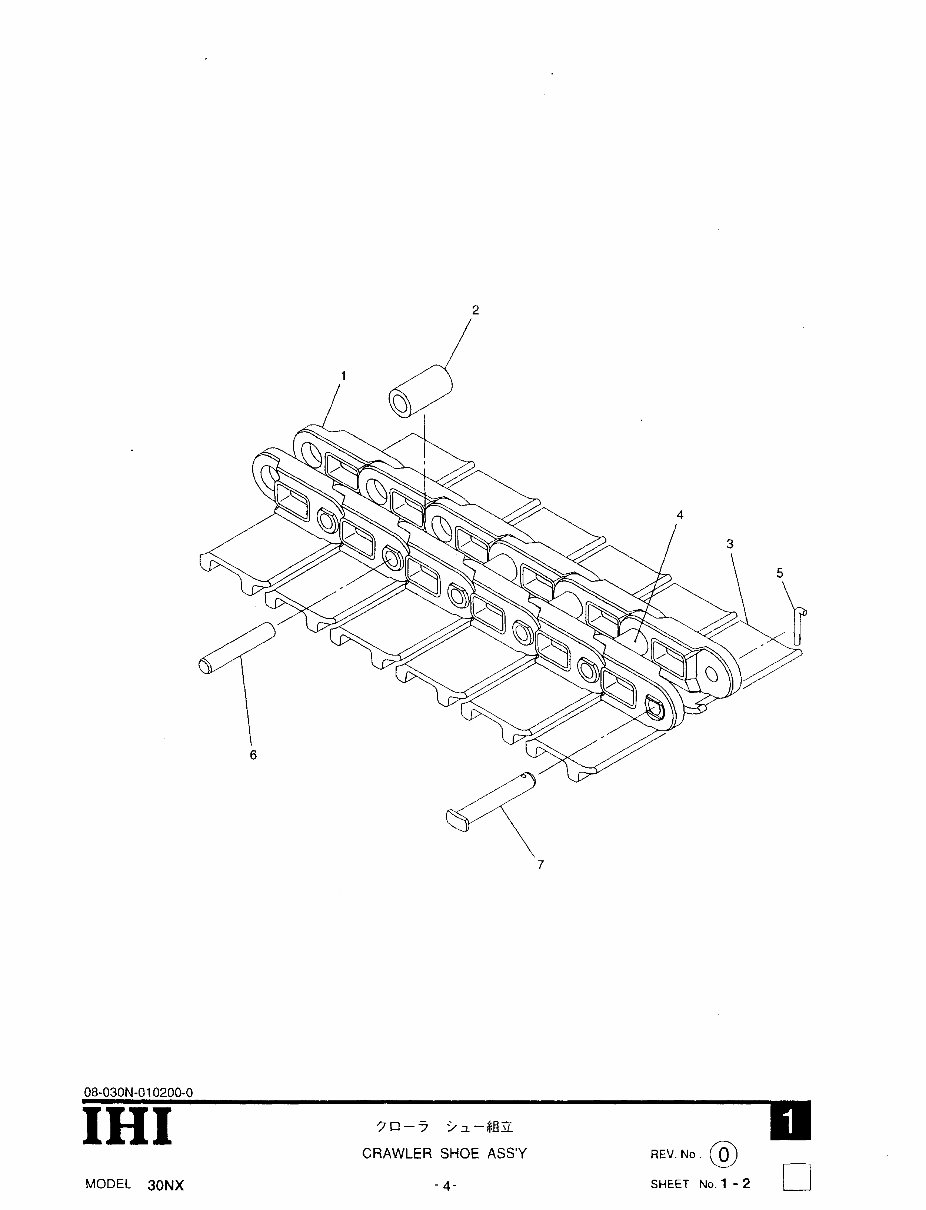 IHI 30NX MINI Excavator Parts Manual | Manuals Online