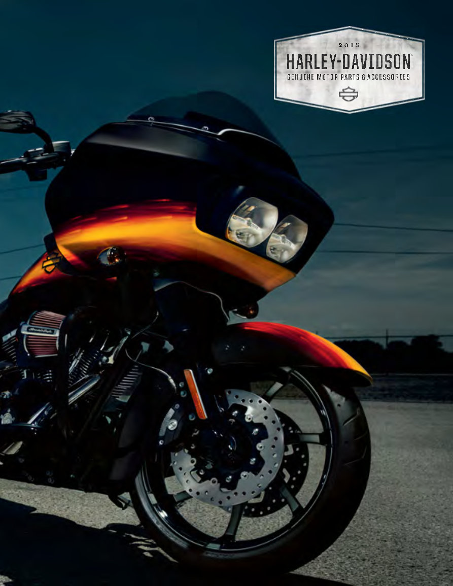 2015 HARLEY DAVIDSON MOTOR Parts & ACCESSORIES Manual