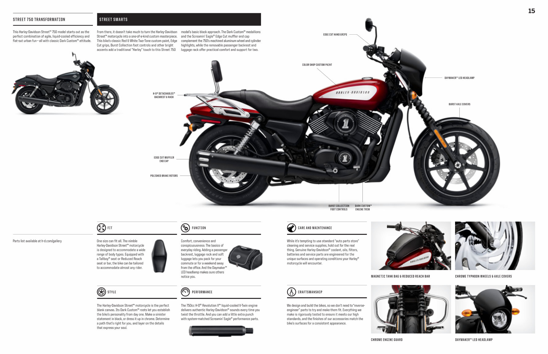 2015 HARLEY DAVIDSON MOTOR Parts & ACCESSORIES Manual