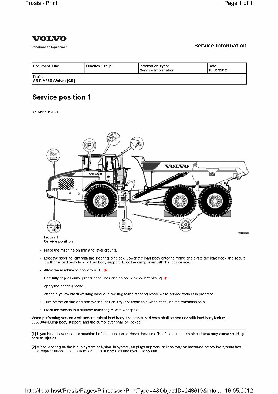 Volvo A25e Articulated Dump Truck Full Service Repair Manual