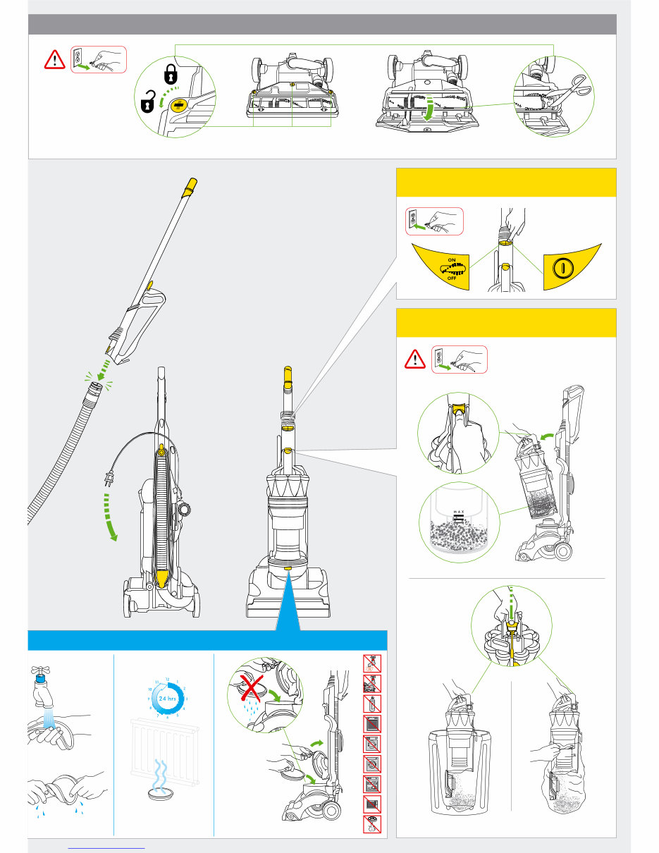 DYSON DC17 VACUUM OPERATOR USER OWNER Manual