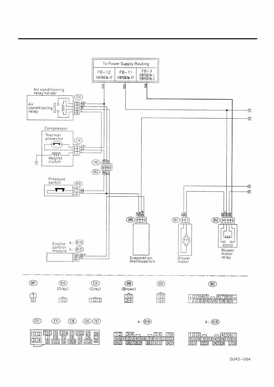 1999 Subaru Impreza Electrical Wiring Diagram Manual