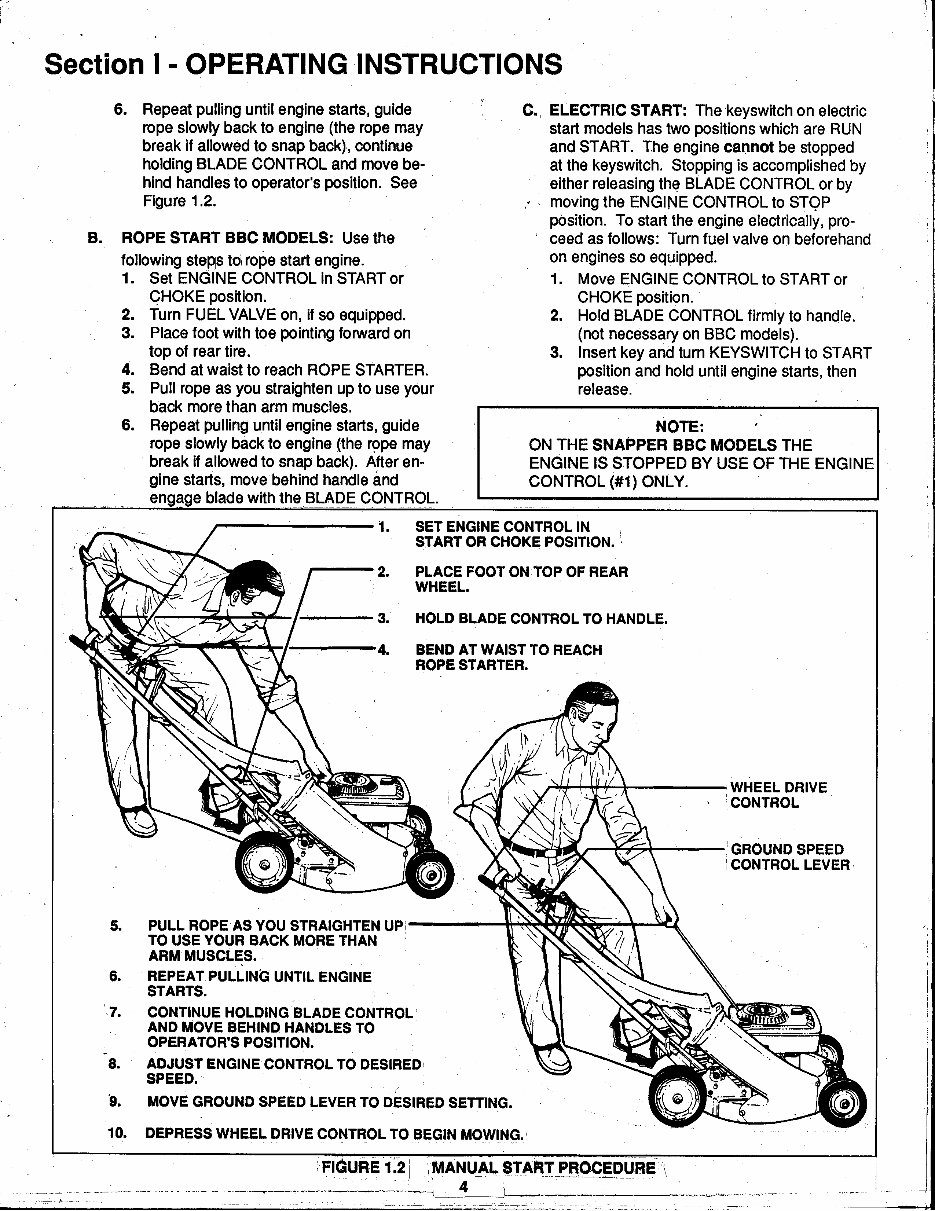 Snapper Mowers Service Manual Manuals Online