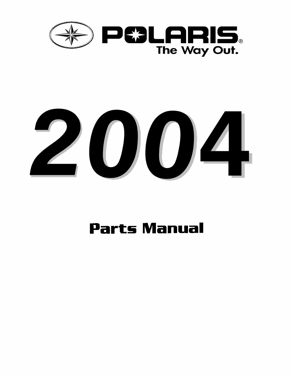 POLARIS FRONTIER Classic SNOWMOBILE Parts Manual Catalog