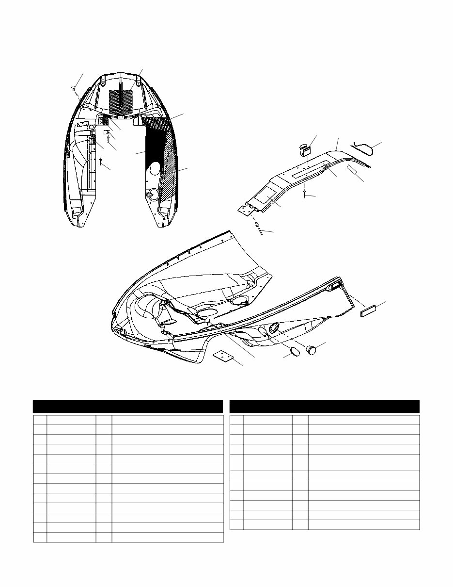 POLARIS FRONTIER Classic SNOWMOBILE Parts Manual Catalog