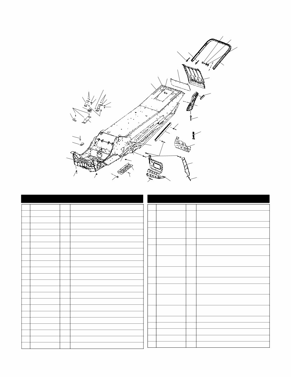 POLARIS FRONTIER Classic SNOWMOBILE Parts Manual Catalog