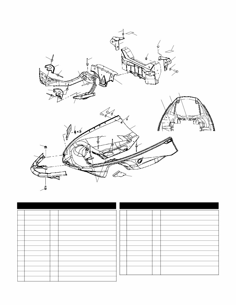 POLARIS FRONTIER Classic SNOWMOBILE Parts Manual Catalog